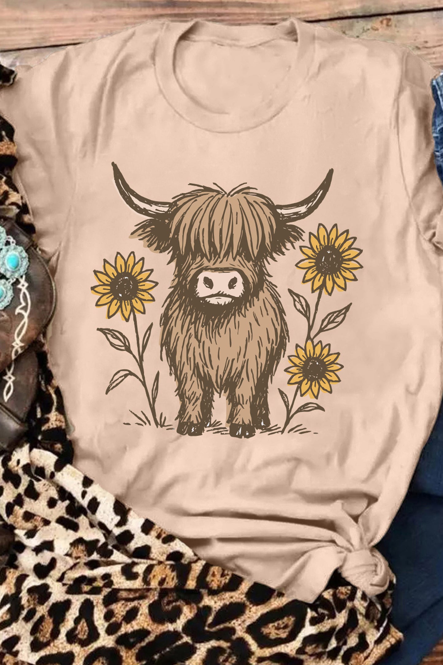 Sunflower Cowgirl Tee - PRE ORDER