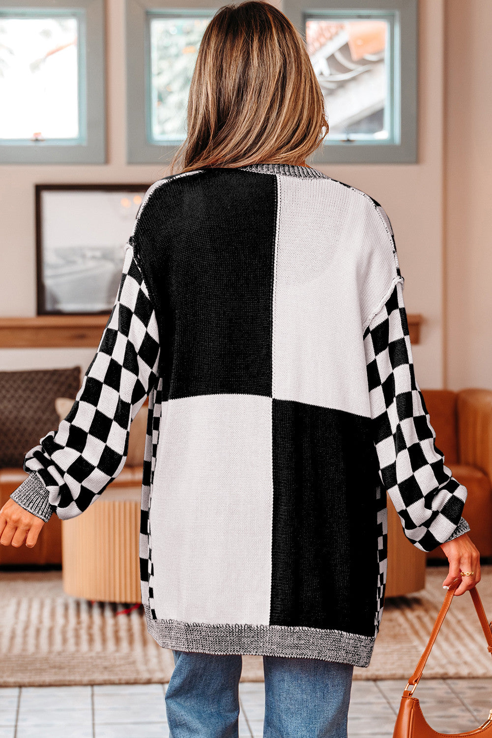 Game Day Check Cardigan - PRE ORDER