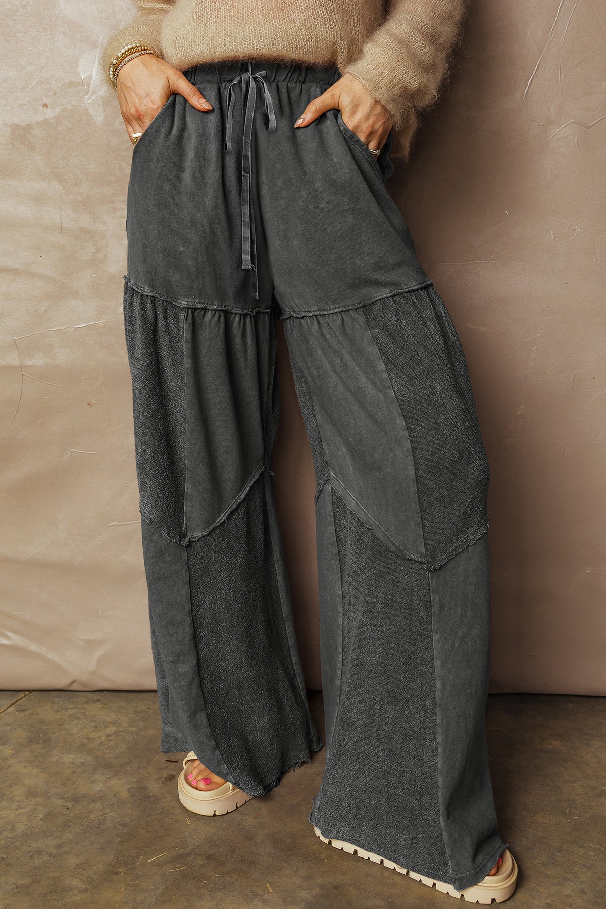 Charcoal Mineral Wash Pants - PRE ORDER