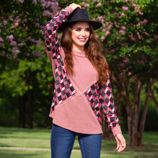 Pink Prism Top