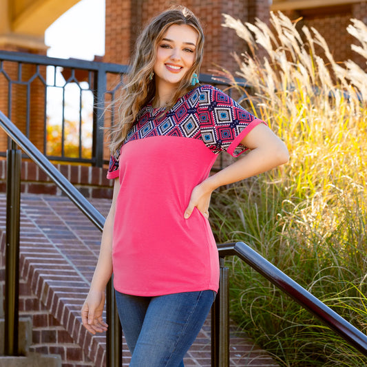 Pink Prism Pop Top