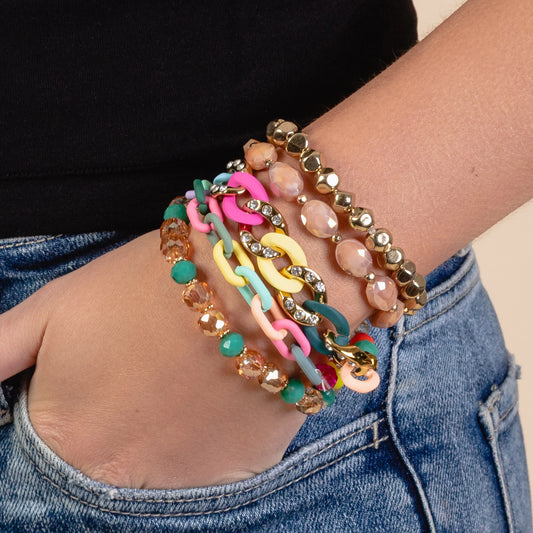 Prism Spark Stackable Bracelet Set