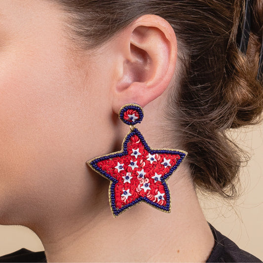 Dazzle Star Drop Earrings