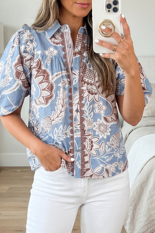 Blue Ridge Paisley Top - PRE ORDER