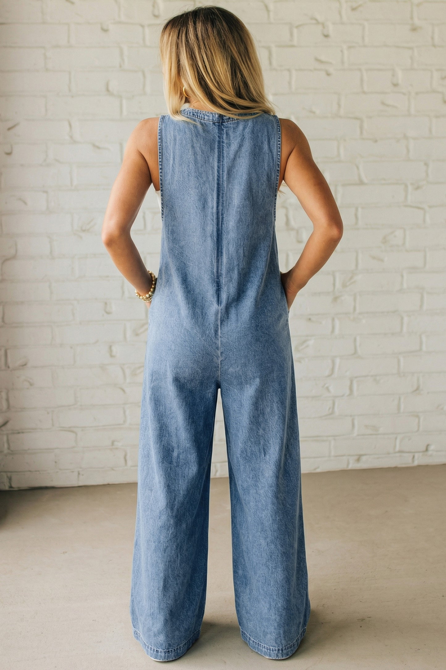 Willow Denim Jumpsuit - PRE ORDER