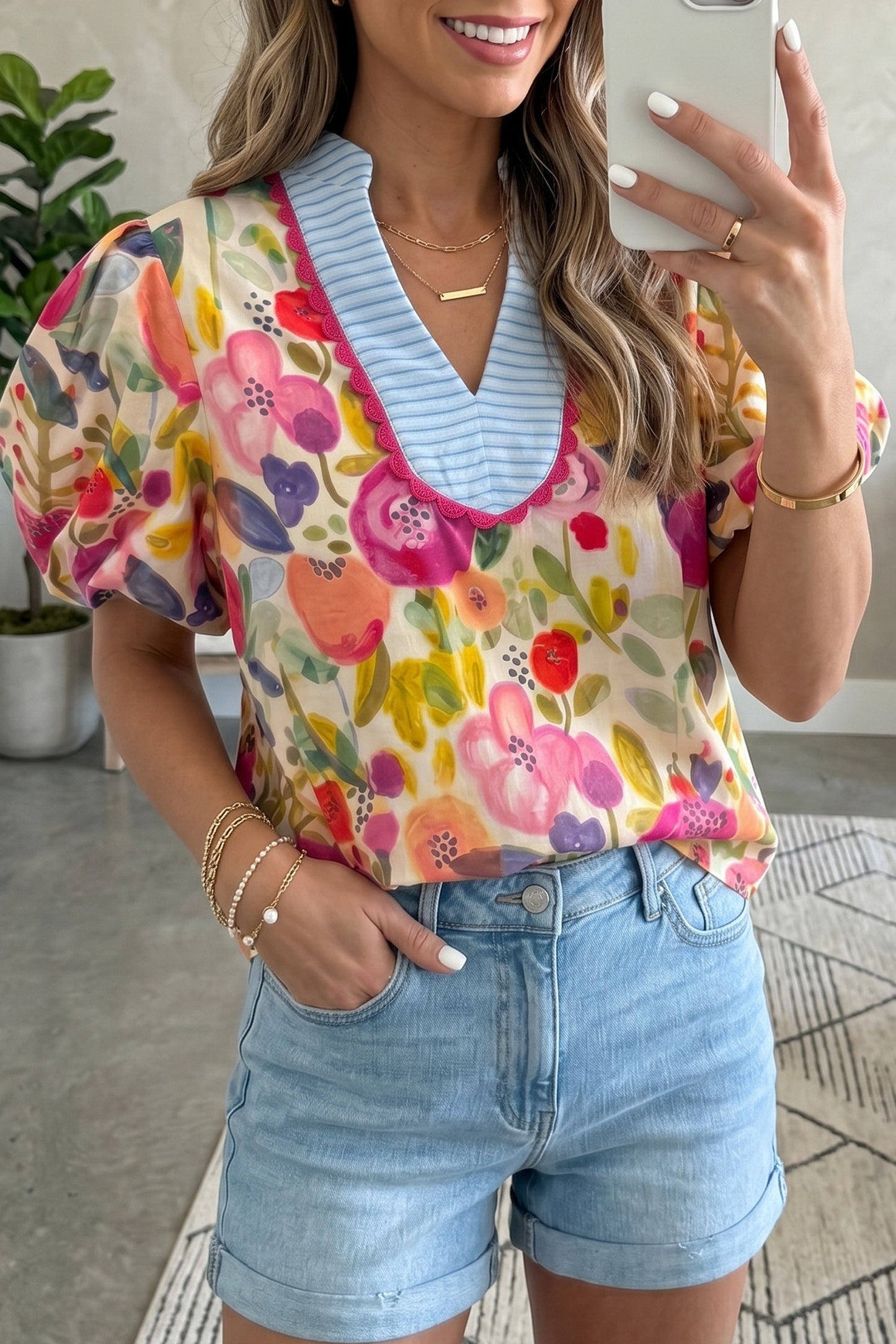 Coastal Bloom Top - PRE ORDER