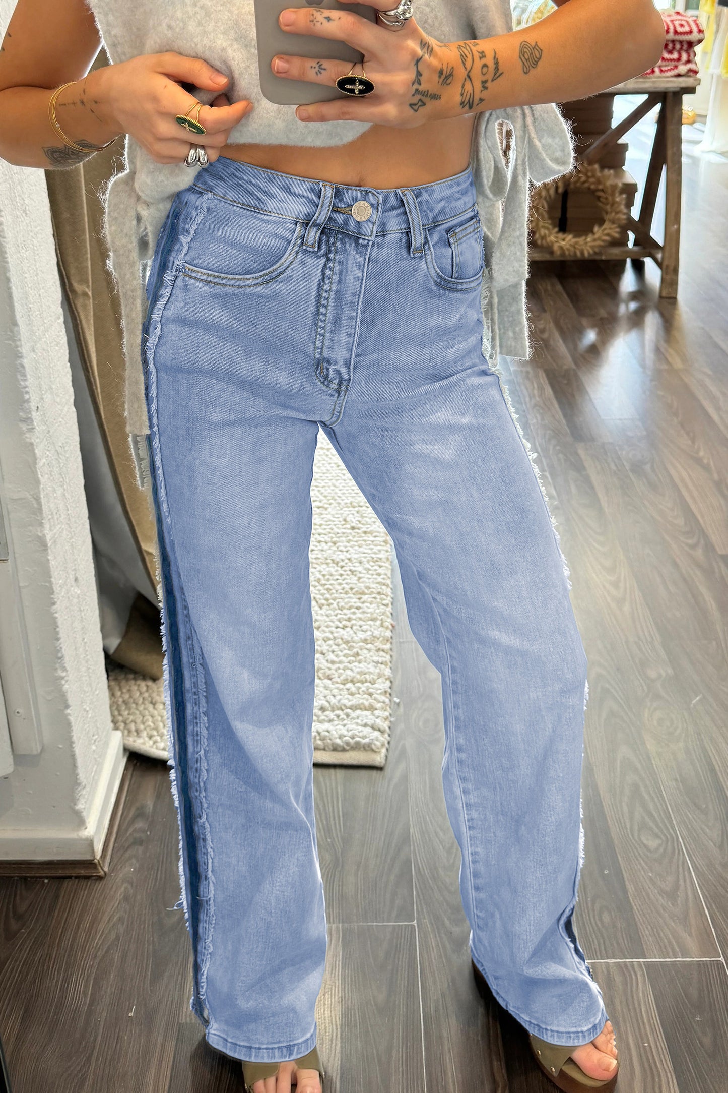 Country Roads Stripe Jeans - PRE ORDER