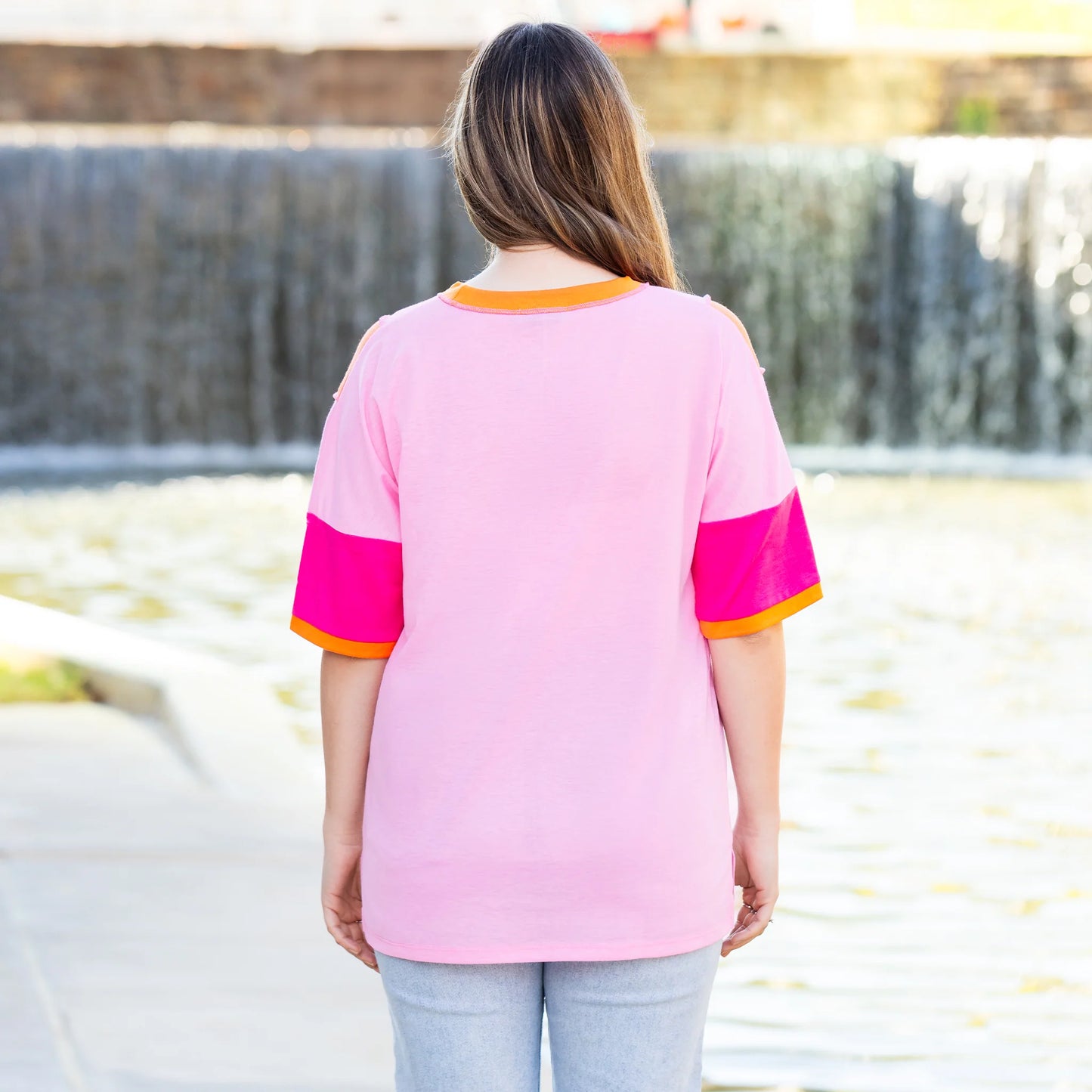 Wild Streak Colorblock top