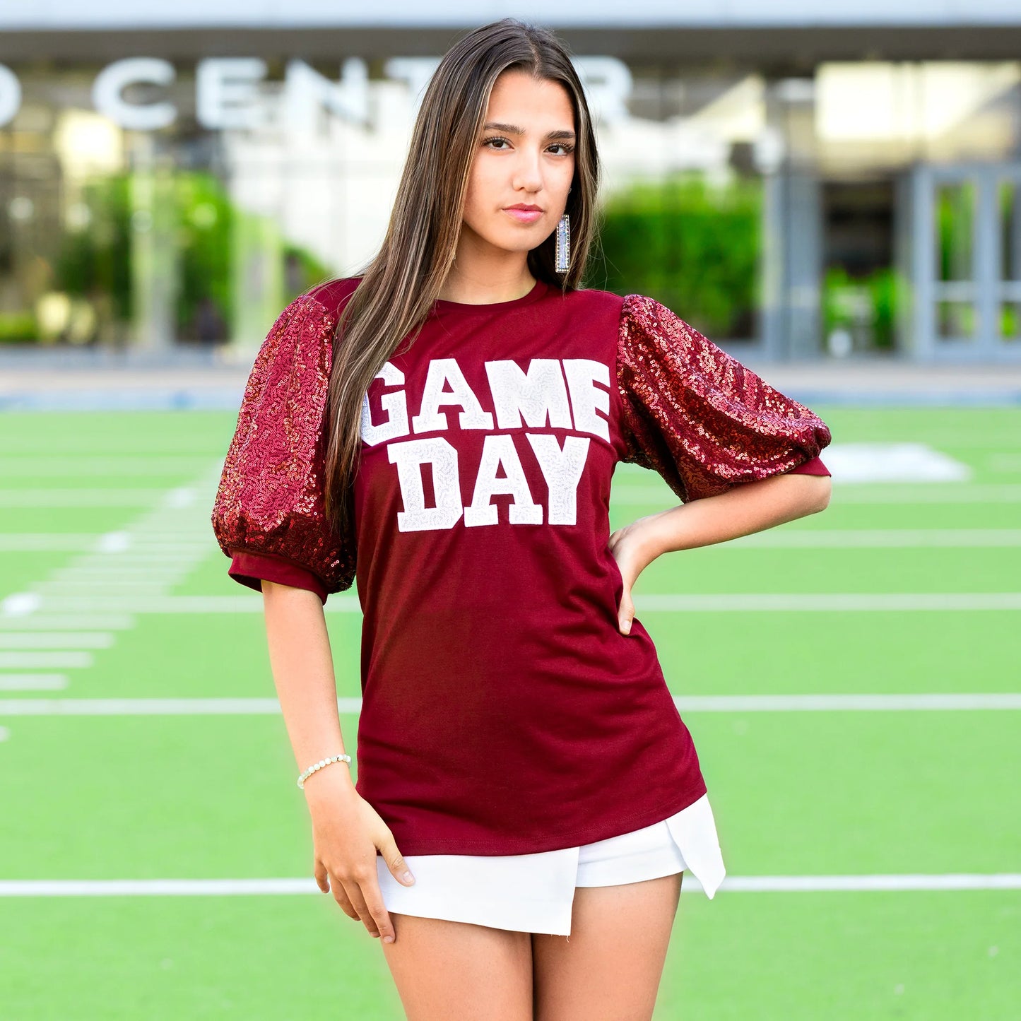 Sideline Sparkle Top