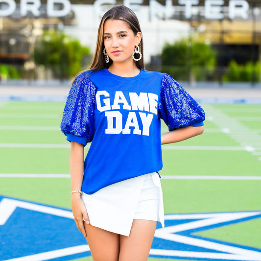 Sideline Sparkle Top