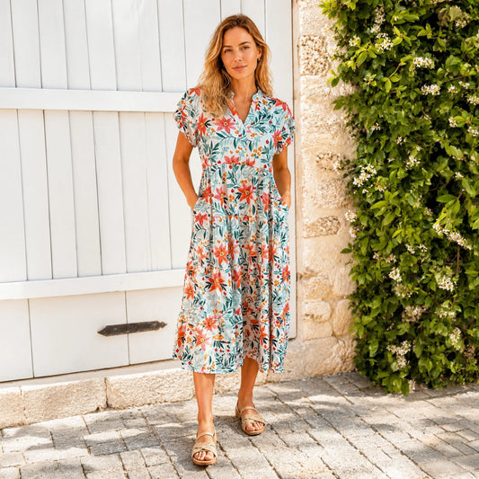 Golden Meadow Bloom Dress