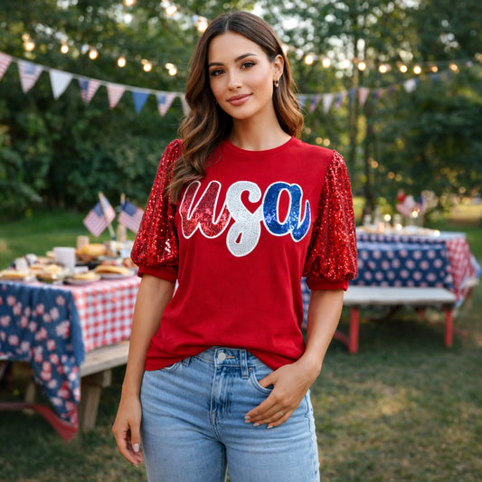 All American Glam Top