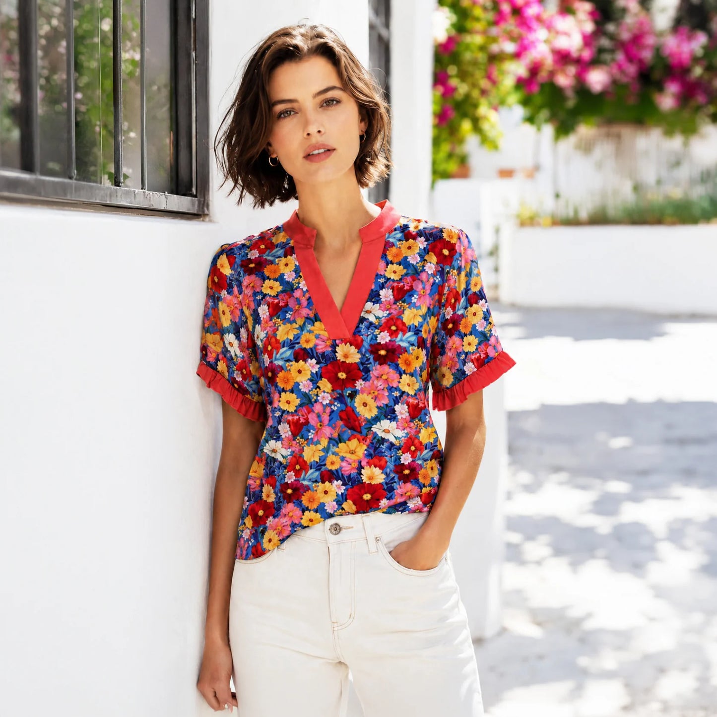 Sunset Bloom Top