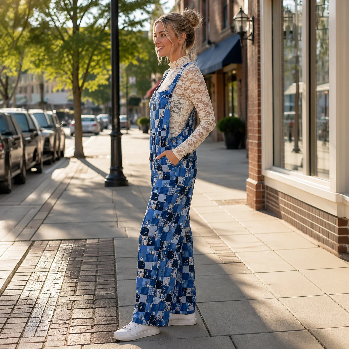 Bluebell Patchwork Jumpsuit