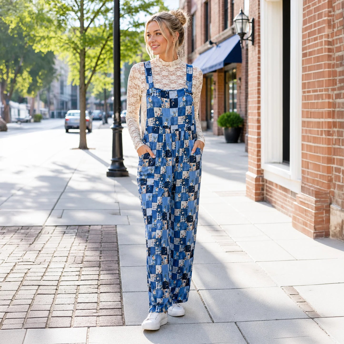 Bluebell Patchwork Jumpsuit