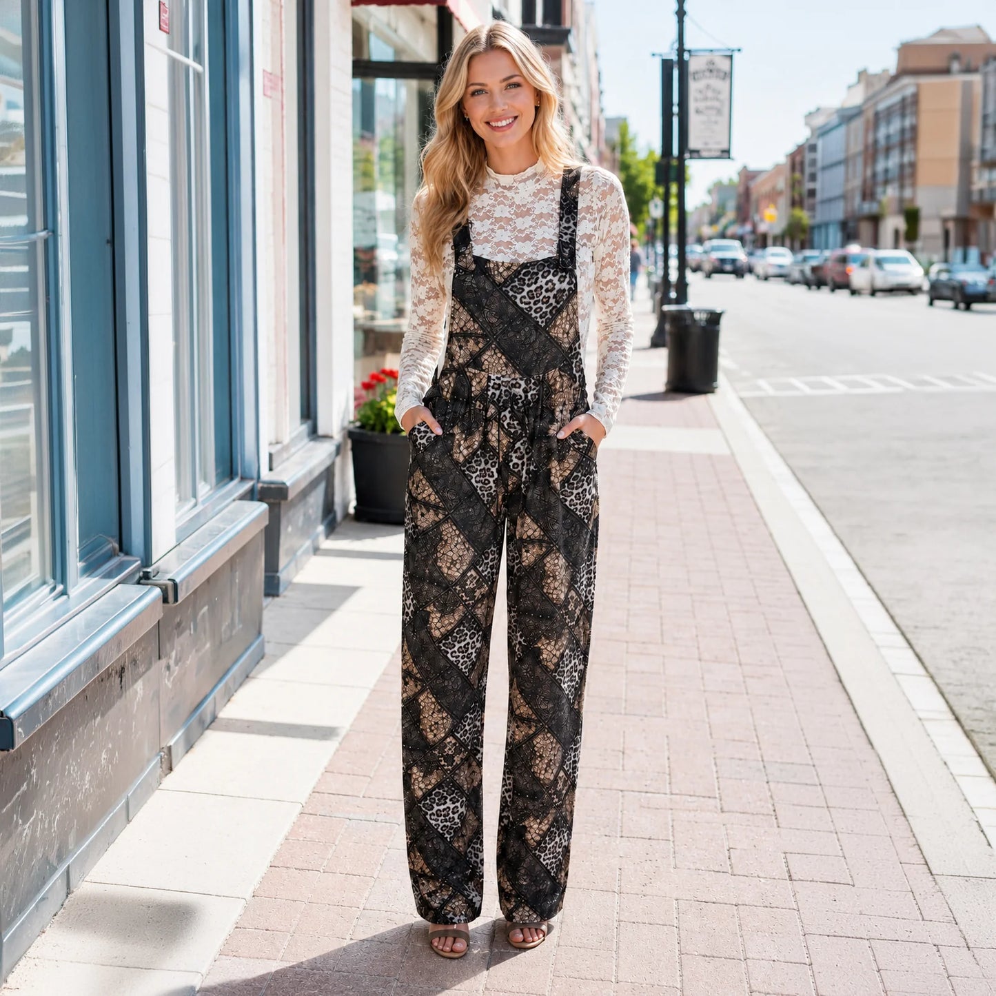 Wild & Whimsy Patchwork Overalls