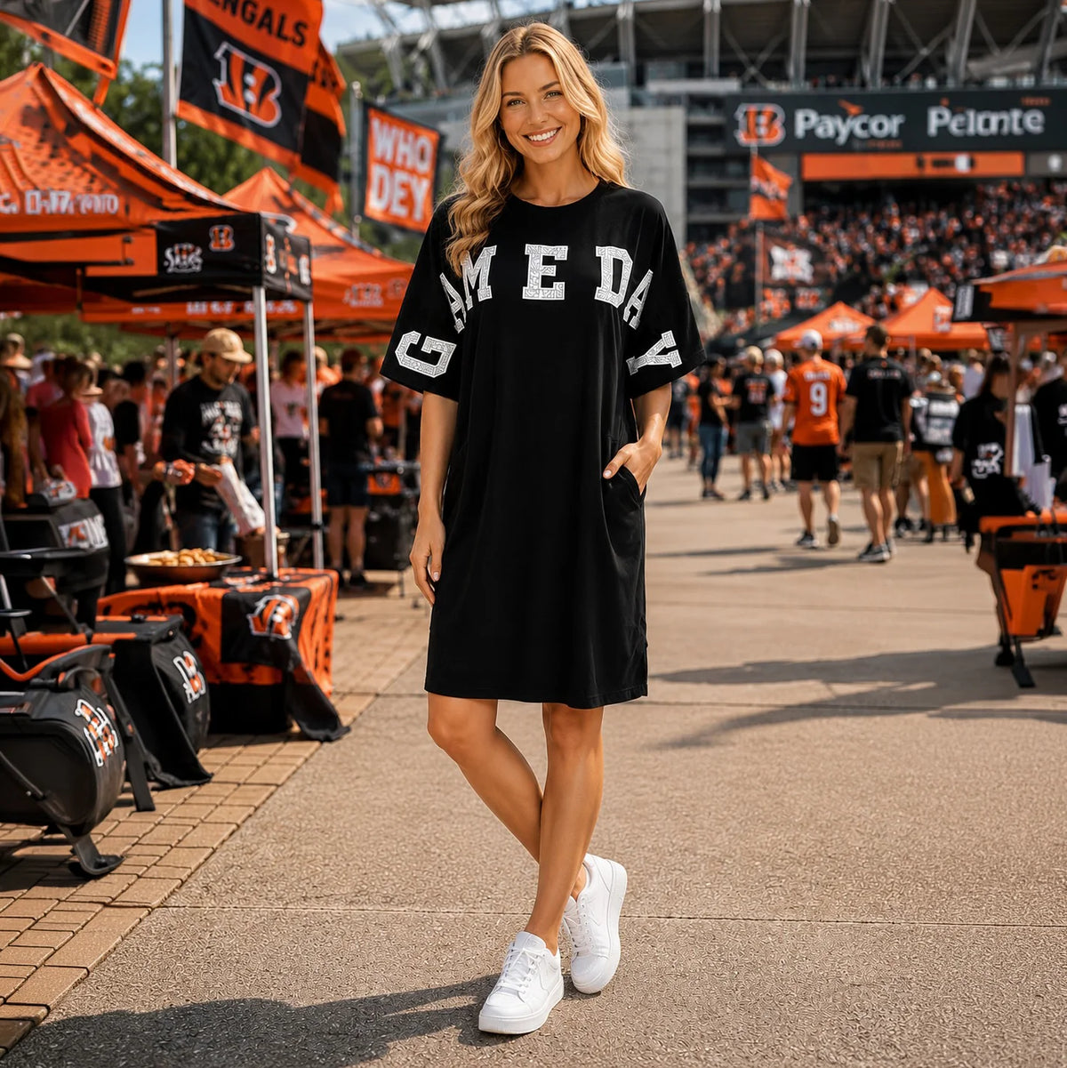 Game Day Ready Tee Dress