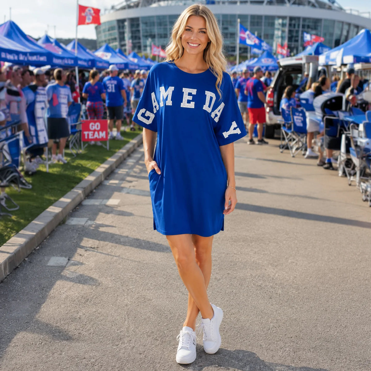 Game Day Ready Tee Dress