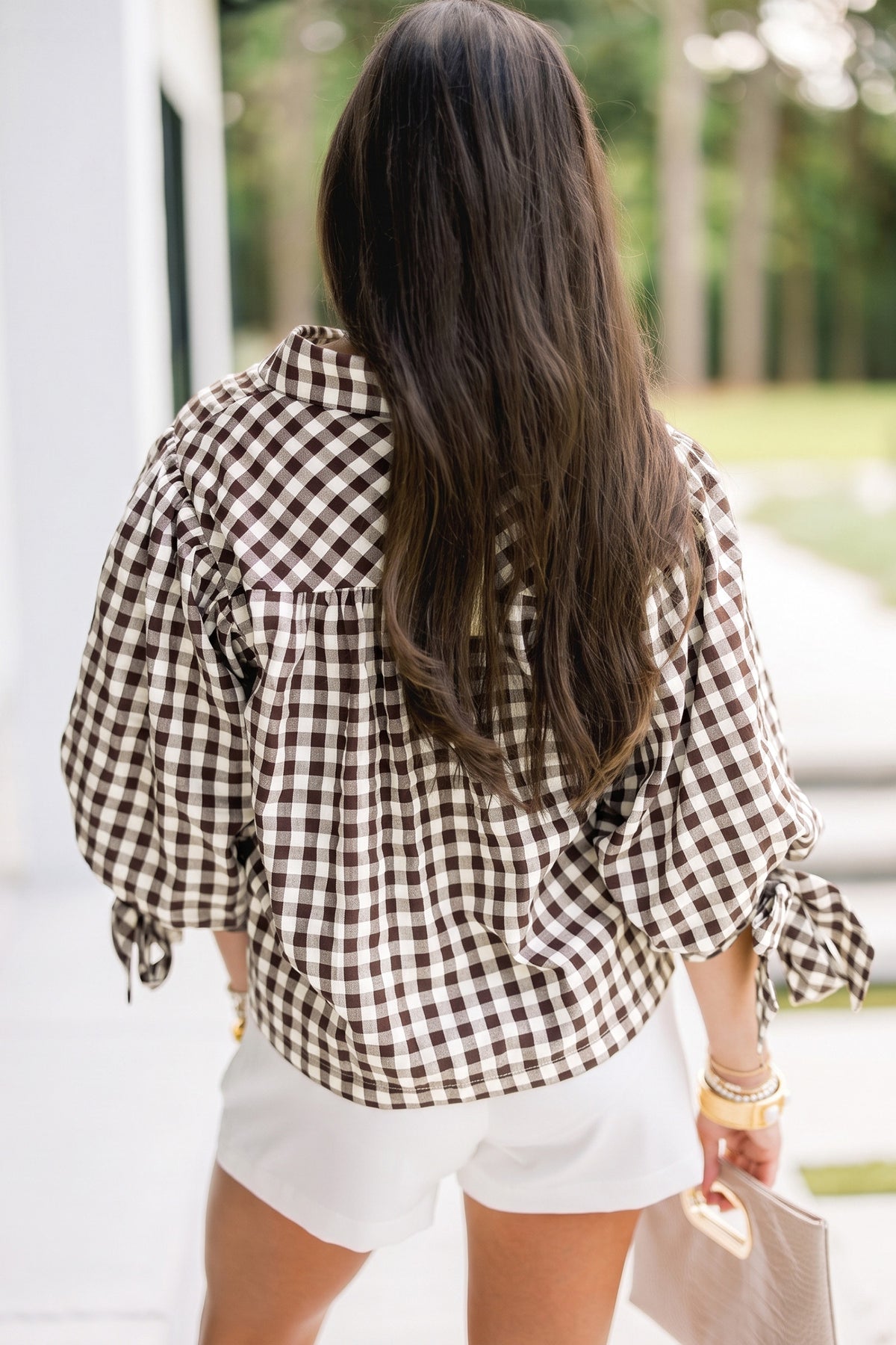 Autumn Charm Plaid Blouse - PRE ORDER