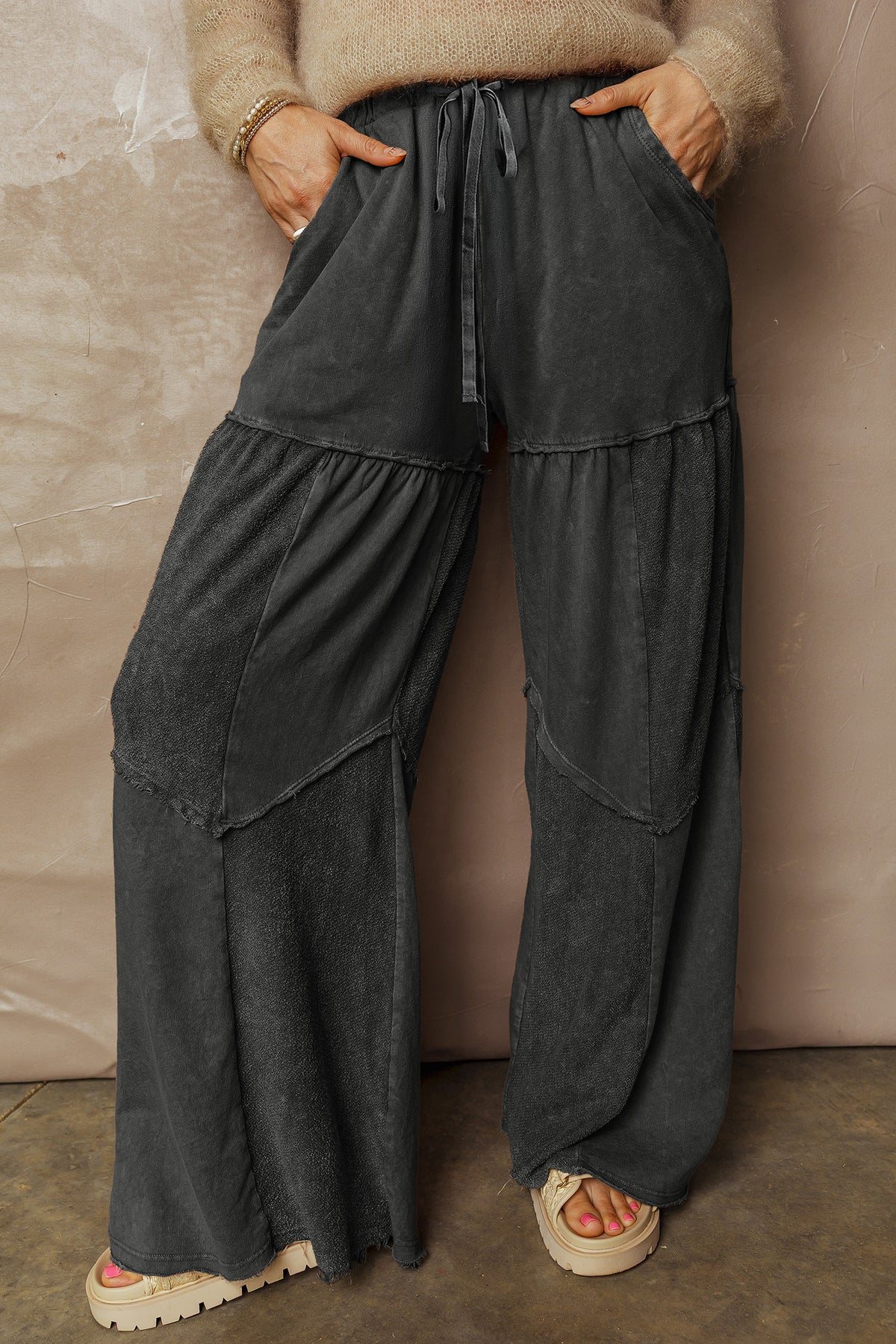 Charcoal Mineral Wash Pants - PRE ORDER