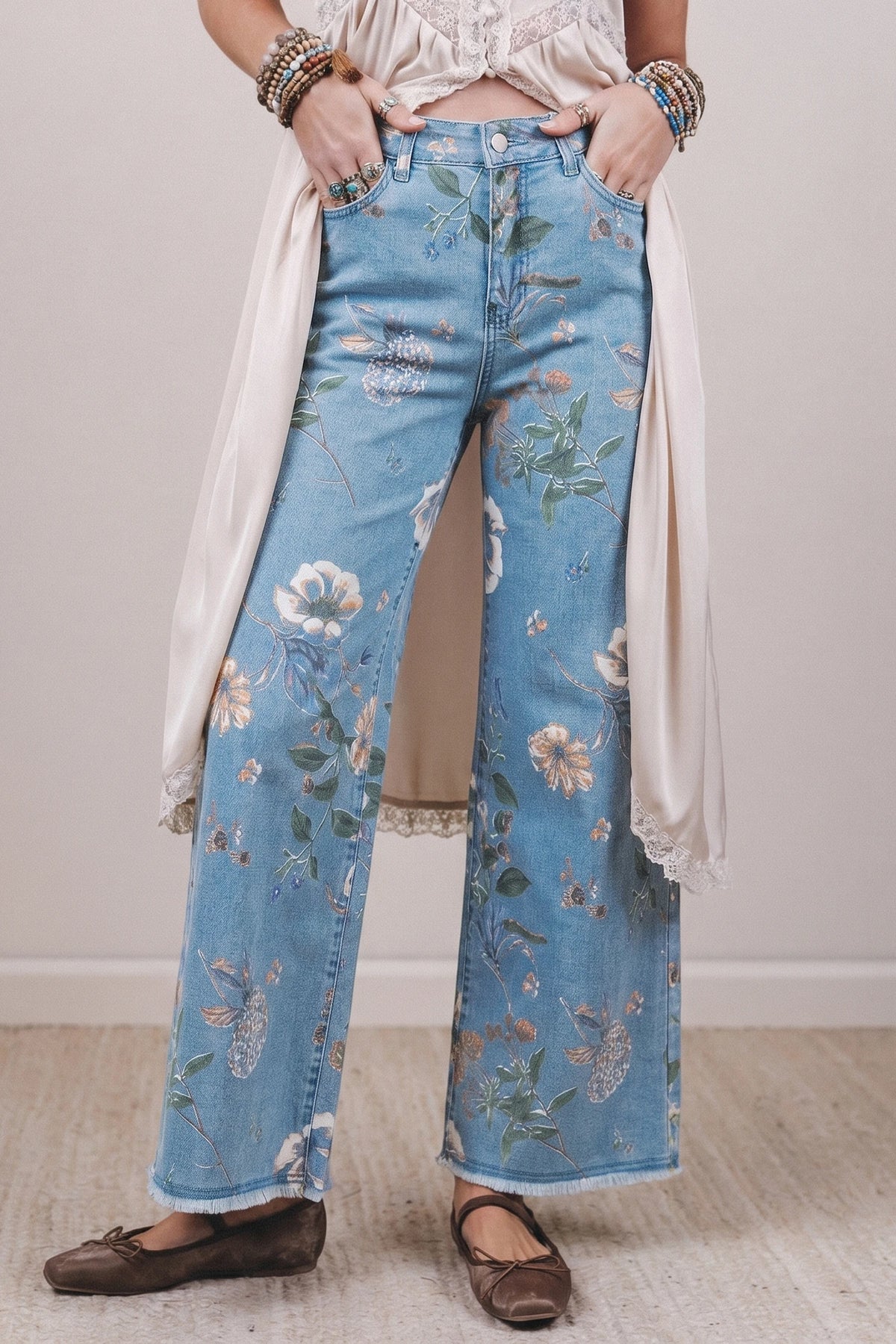 Free Spirit Floral Pants - PRE ORDER