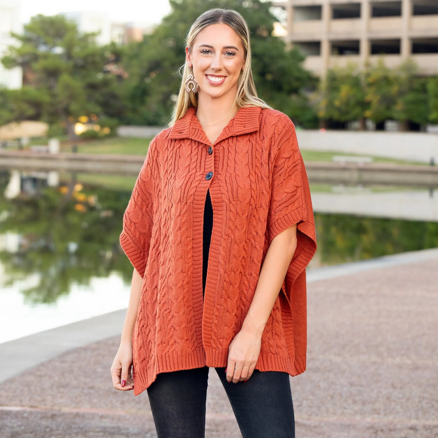 Cozy Cascade Knit Vest