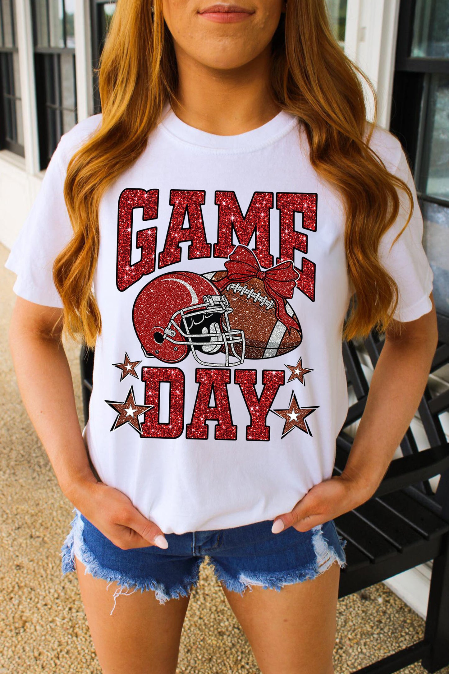 Glitter Game Day Tee - PRE ORDER