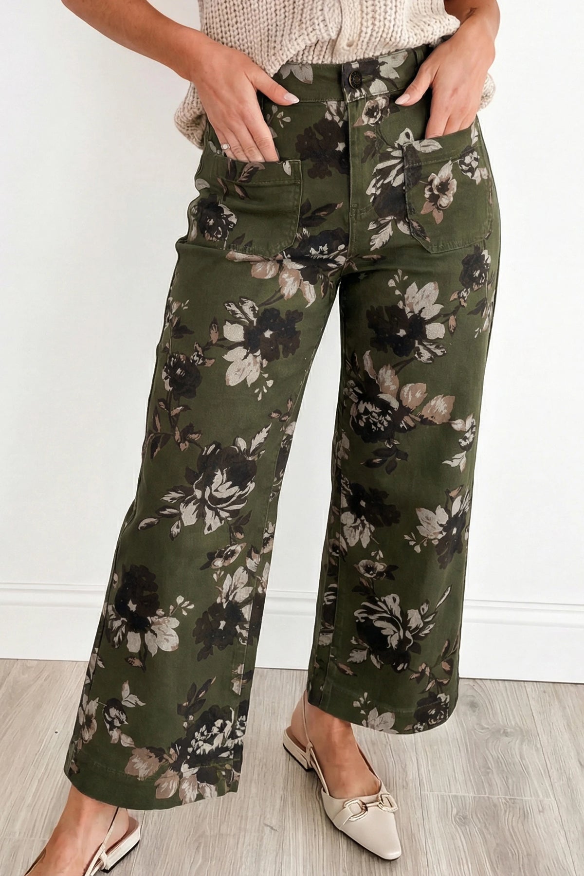 Olive Garden Floral Denim - PRE ORDER
