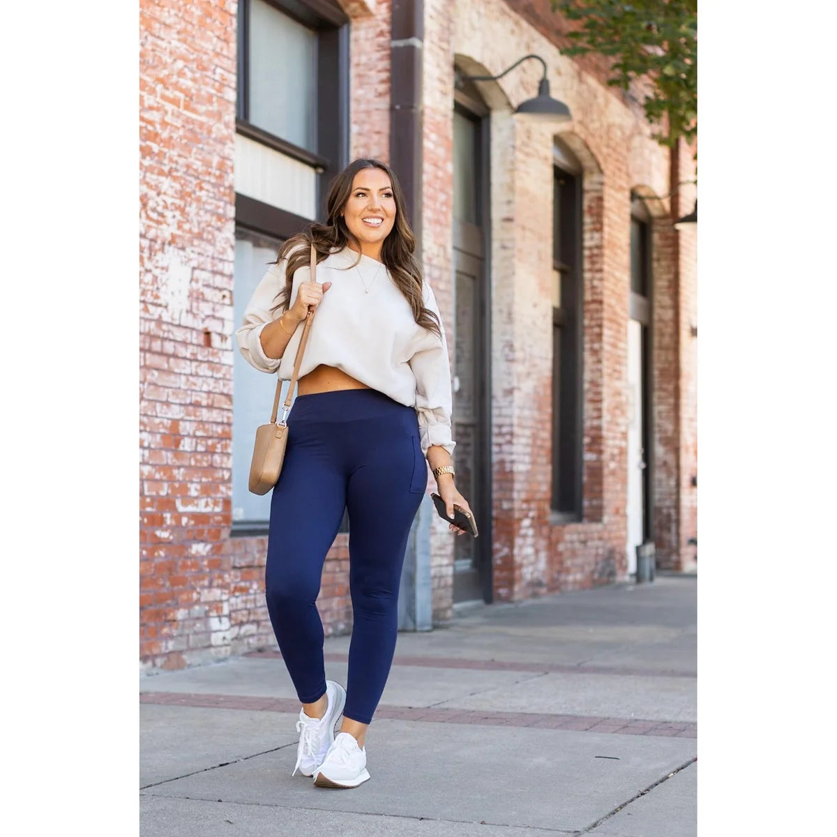 Nyla Navy Leggings - PRE ORDER