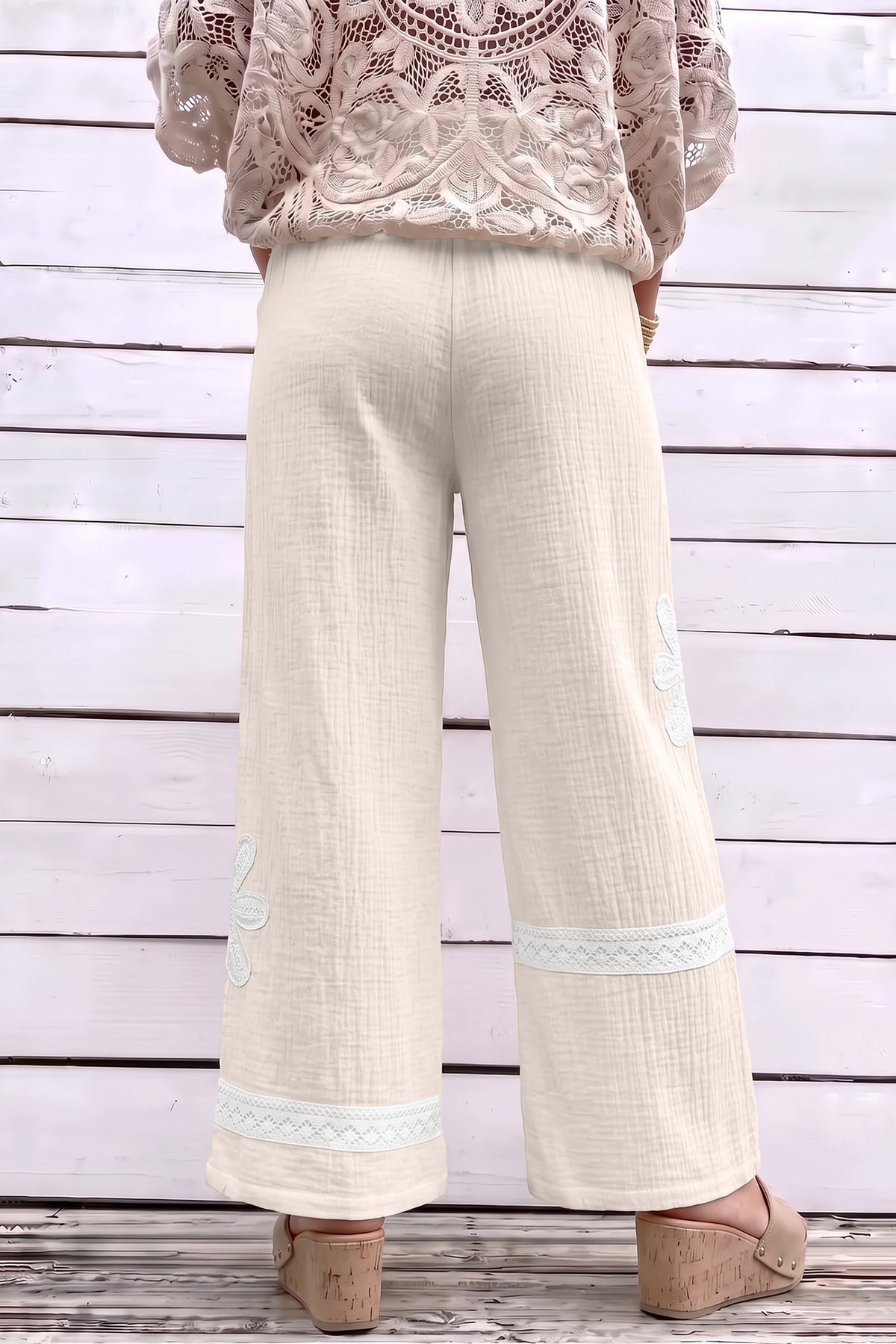 Boho Bloom Lace Pants - PRE ORDER