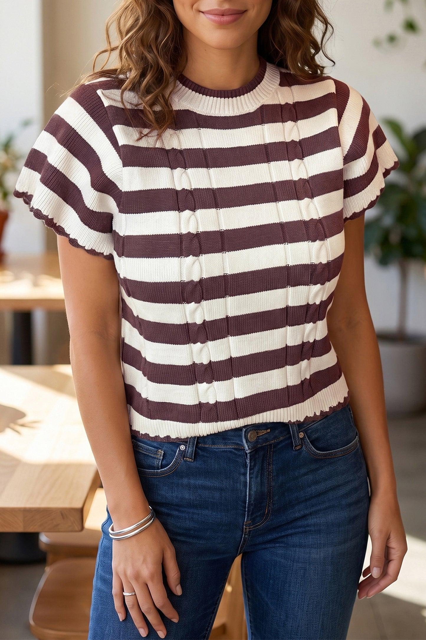 Autumn Stripe Top - PRE ORDER