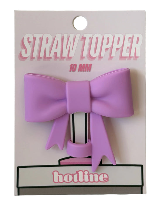 Bow Straw Topper