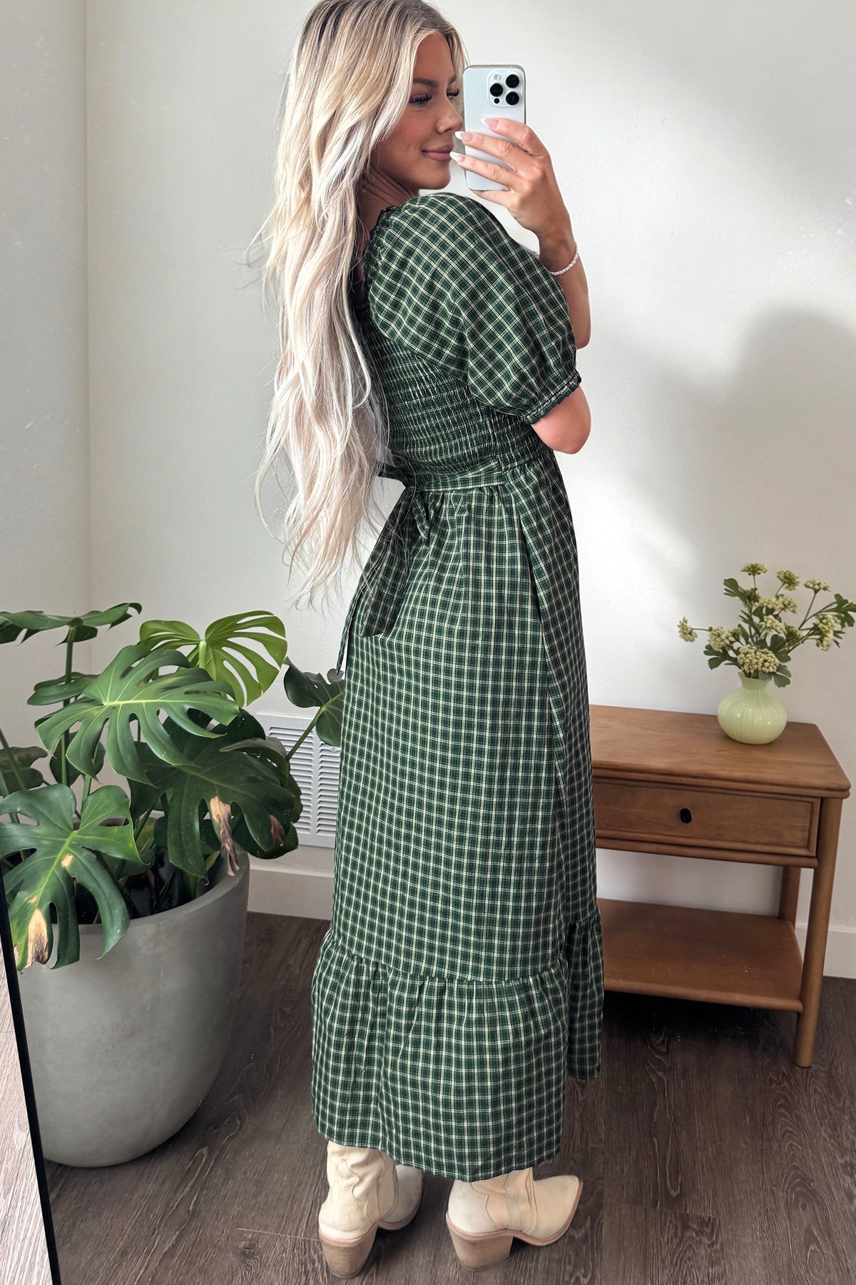 Willow Plaid Dress - PRE ORDER