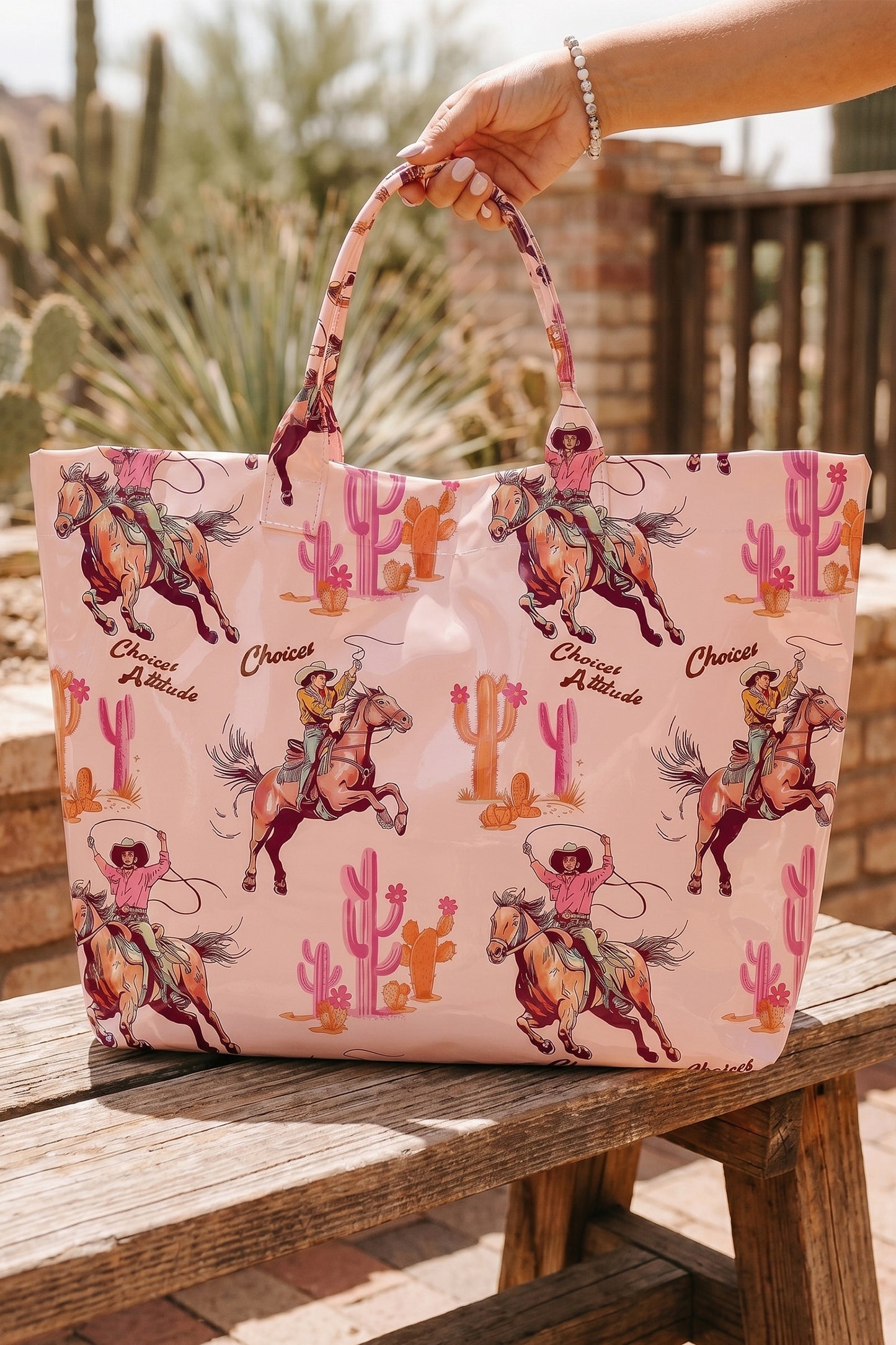 Desert Rodeo Vinyl Tote - PRE ORDER