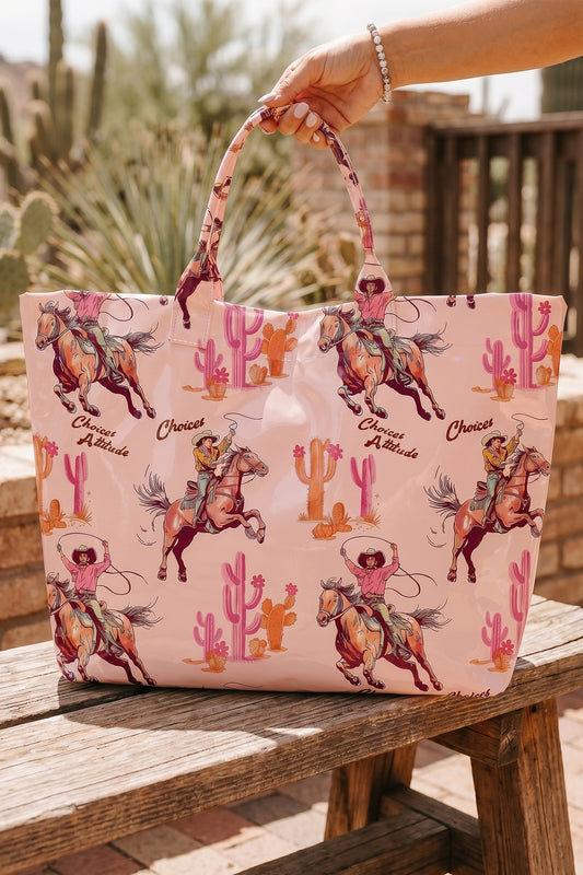 Desert Rodeo Vinyl Tote - PRE ORDER