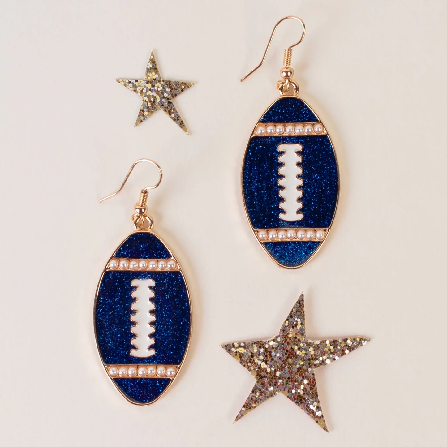 The Touchdown Pearls Earrings