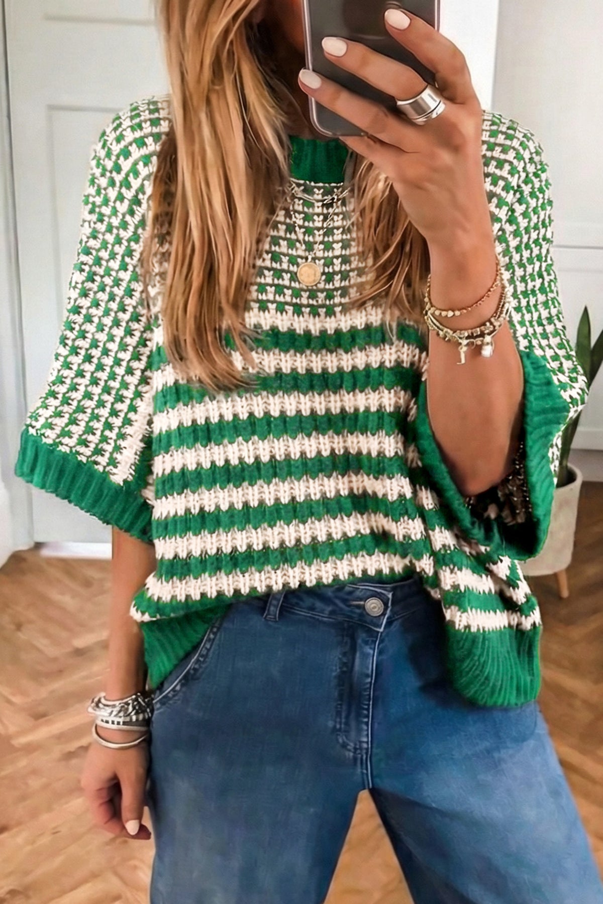 Evergreen Stripe Sweater - PRE ORDER