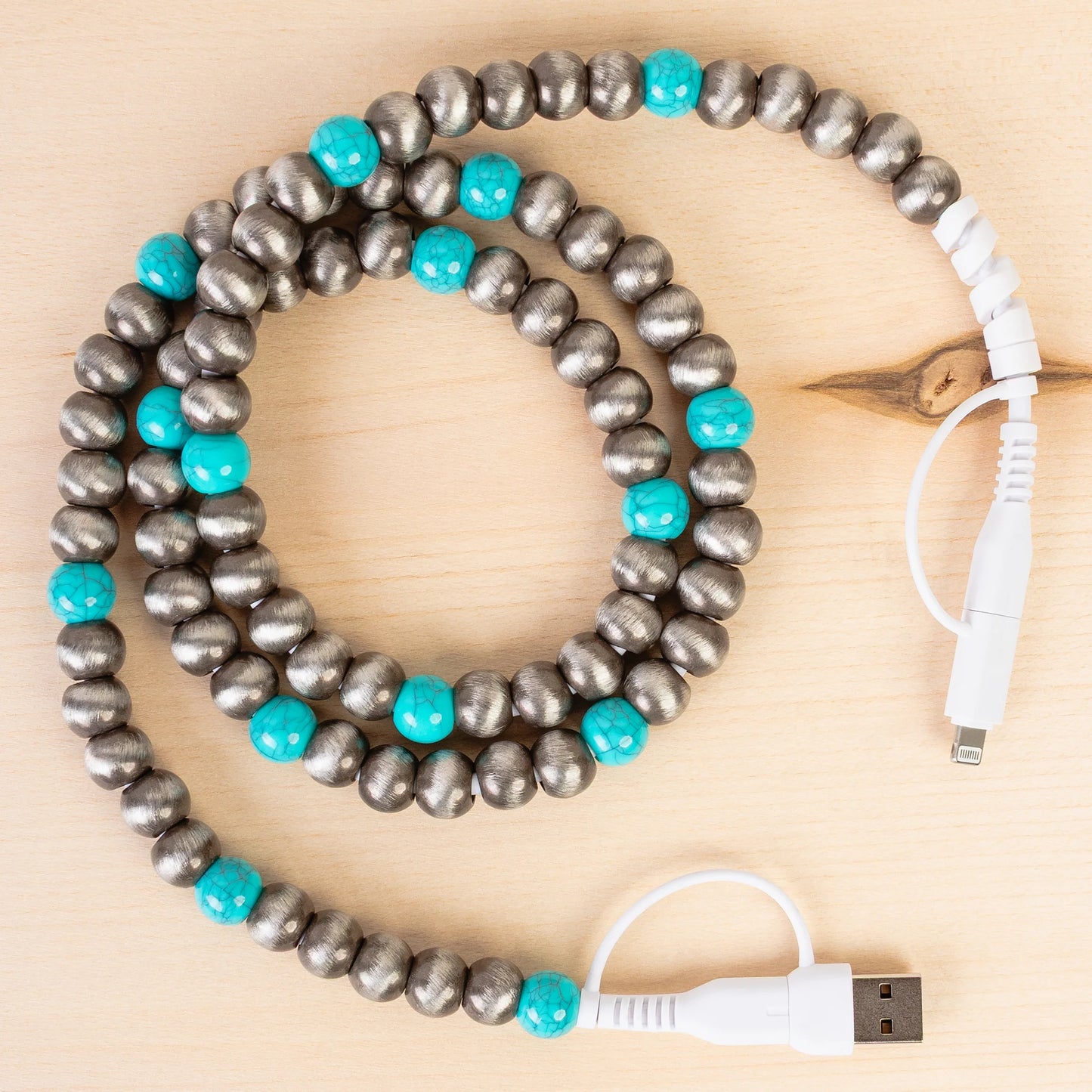 4-in-1 Beaded Charging Cable