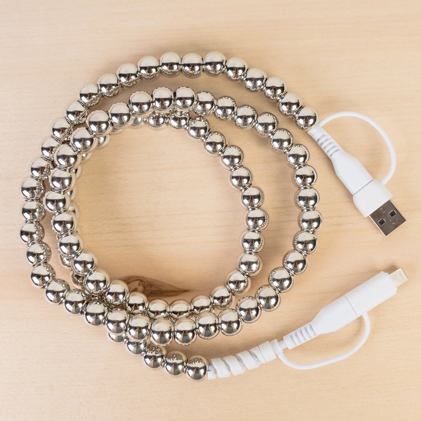 4-in-1 Beaded Charging Cable
