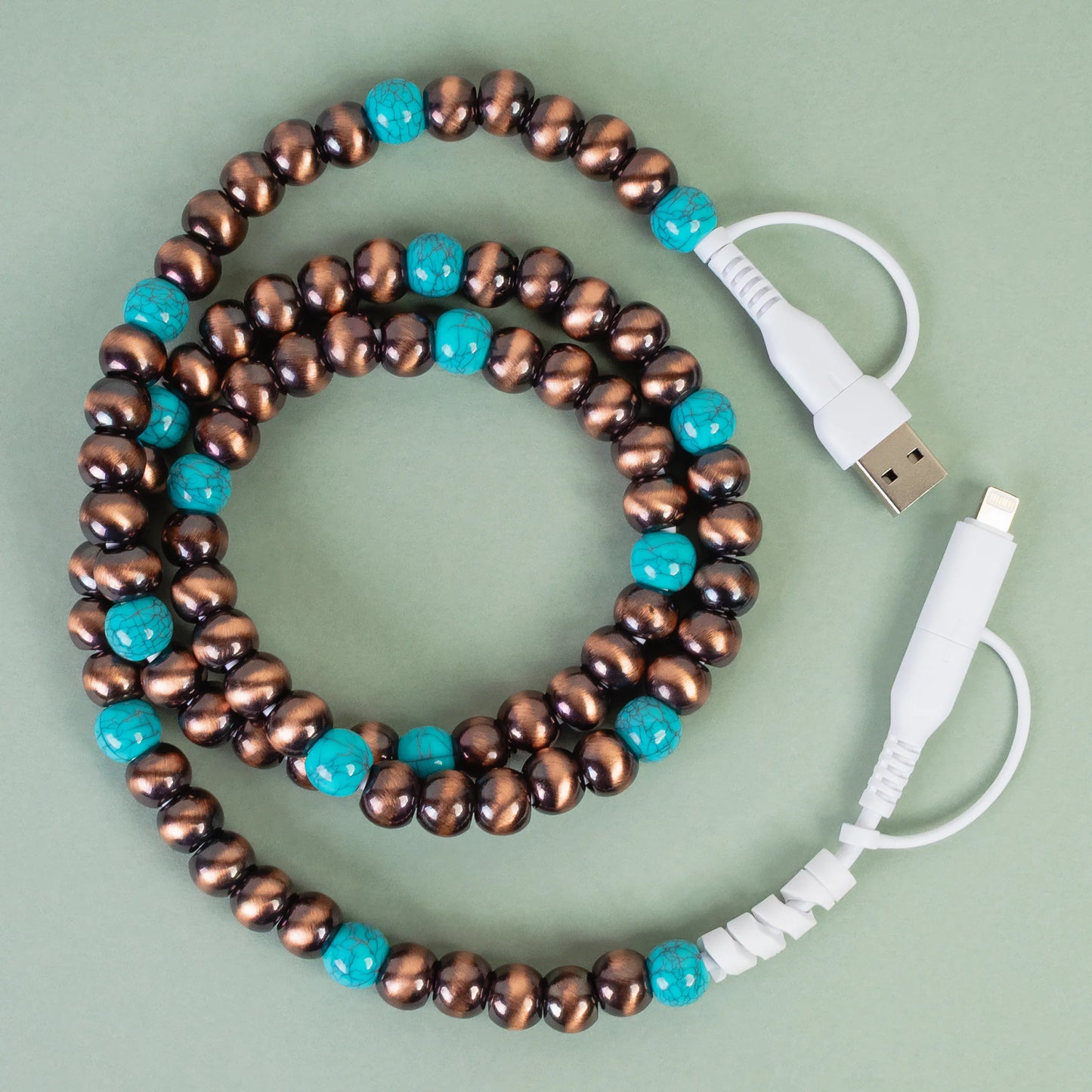4-in-1 Beaded Charging Cable