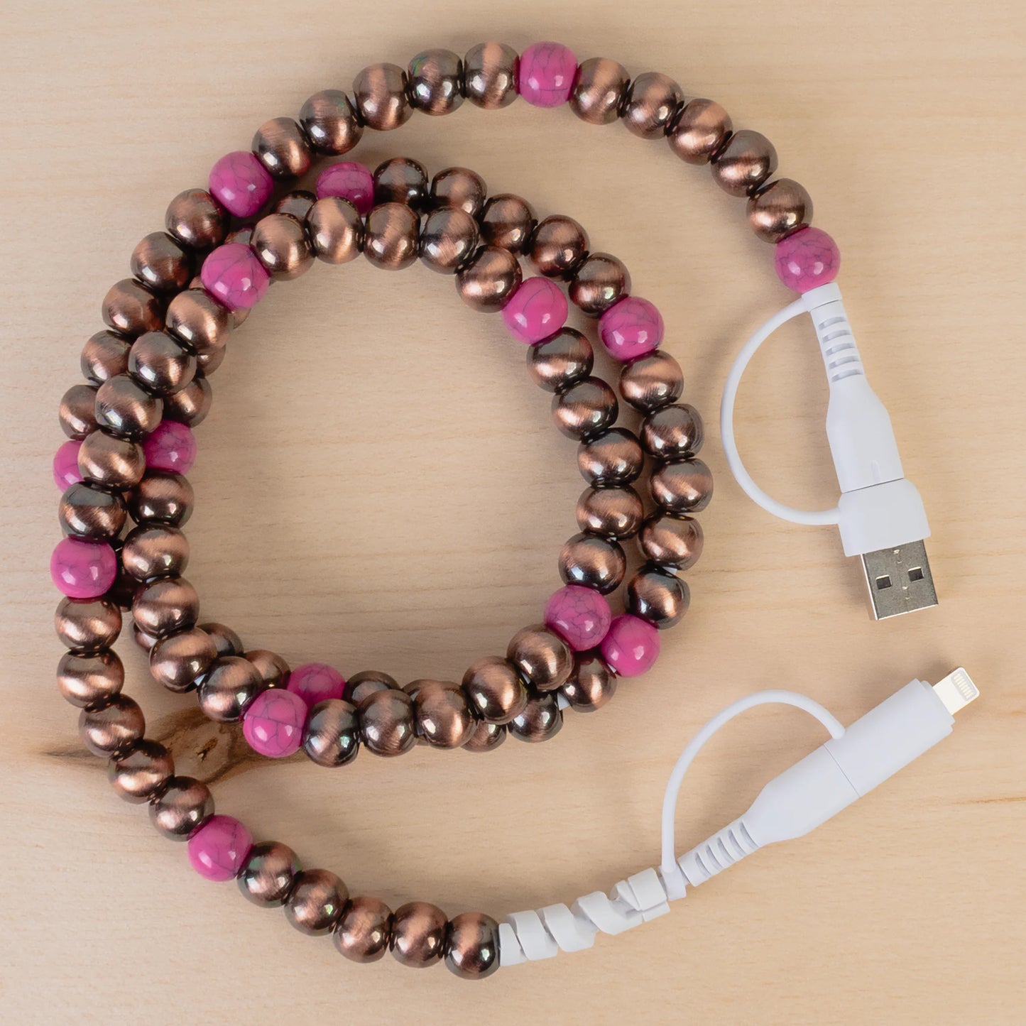 4-in-1 Beaded Charging Cable