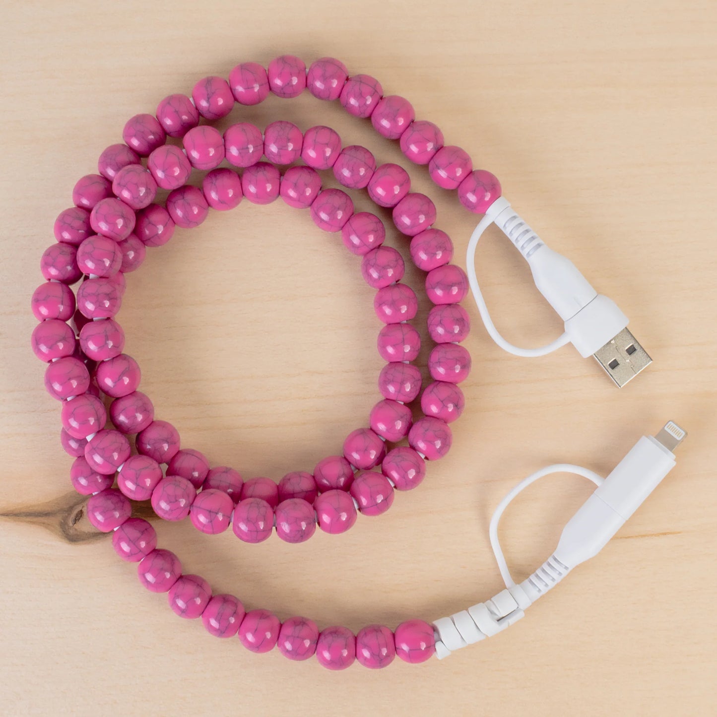 4-in-1 Beaded Charging Cable