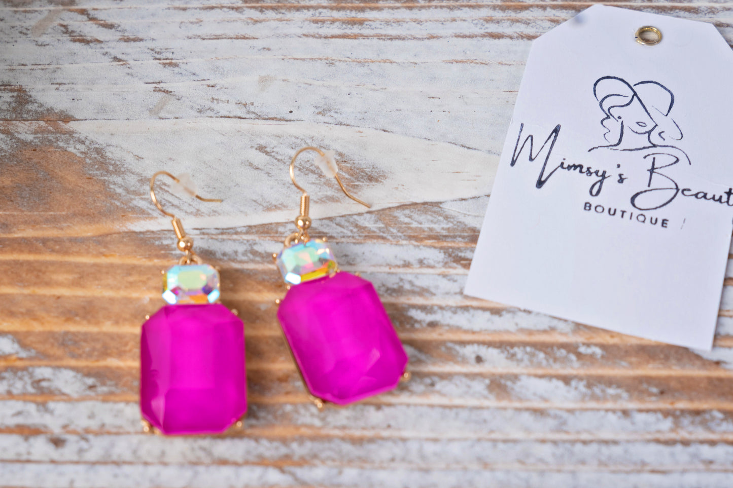 Hot Pink Earrings