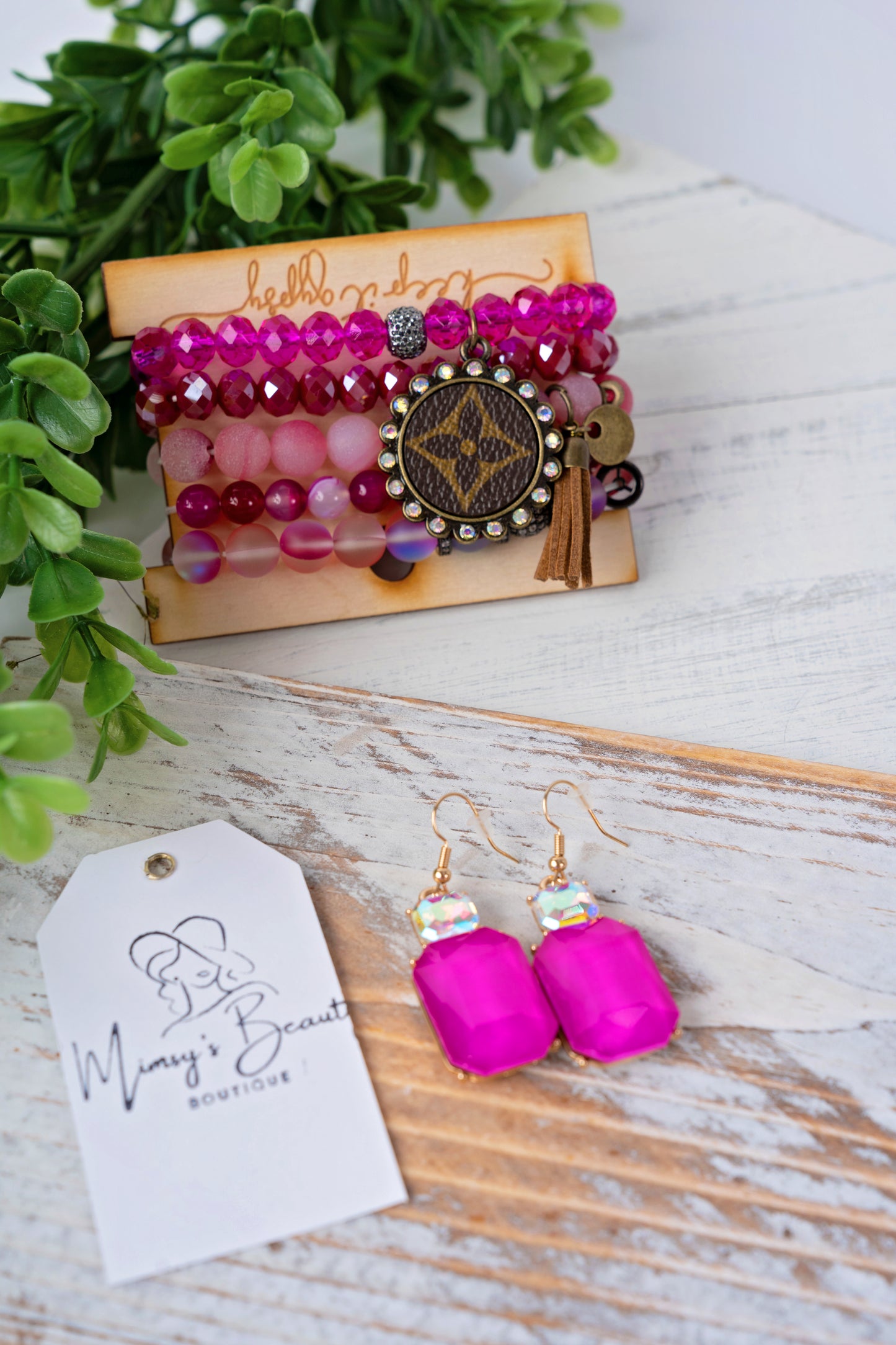 Hot Pink Earrings