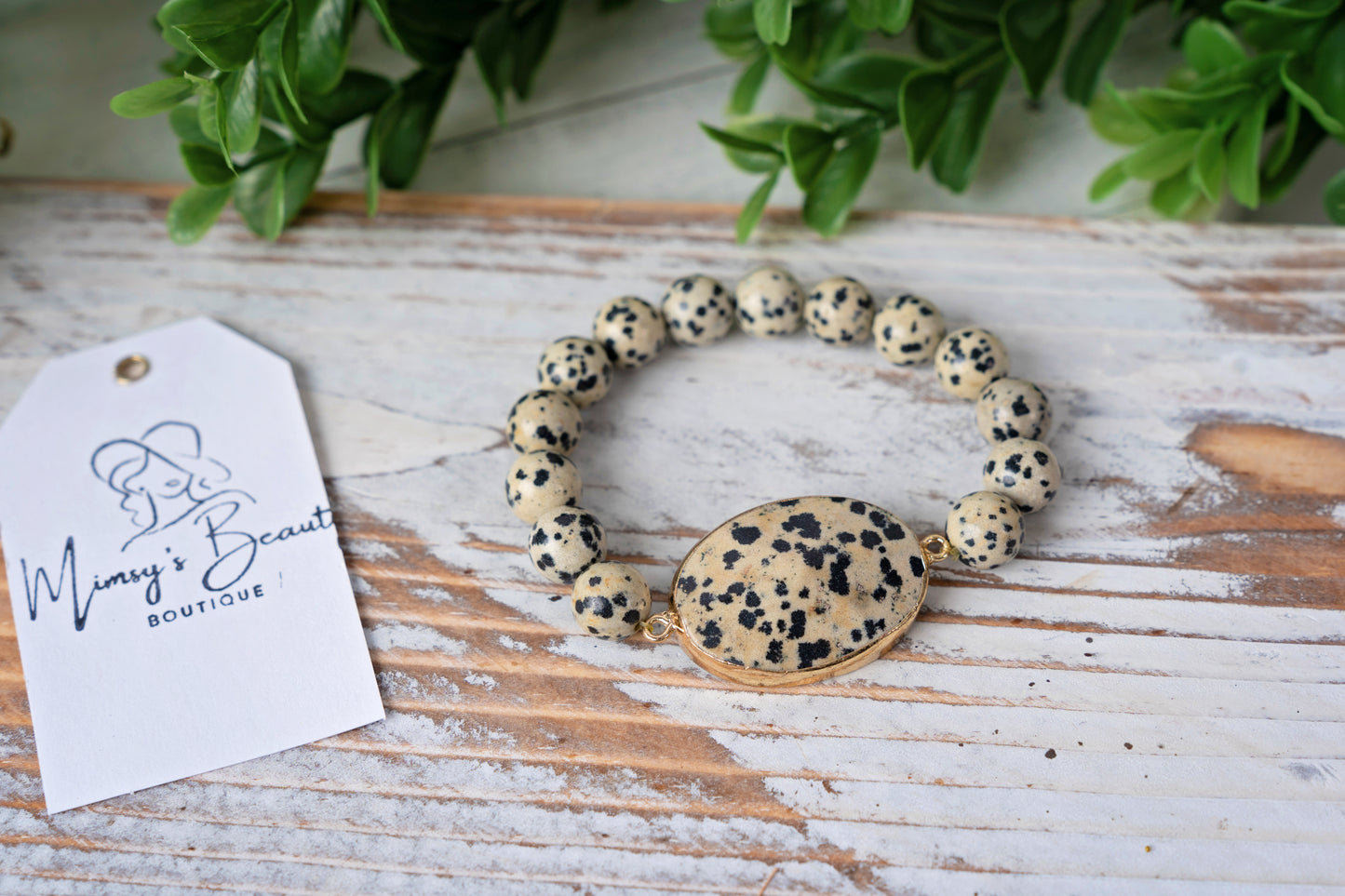 Cheetah Beaded Bracelet