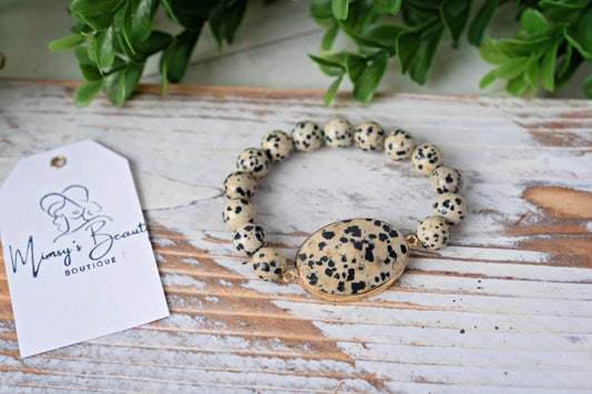 Cheetah Beaded Bracelet