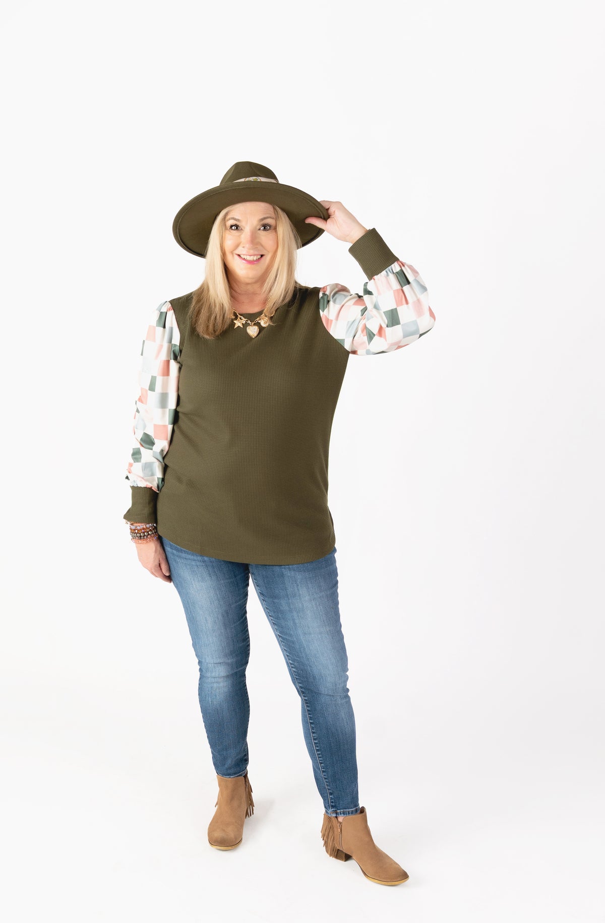 Harvest Plaid Dreams Top