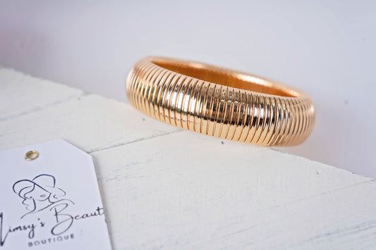 Gold Bangle Bracelet