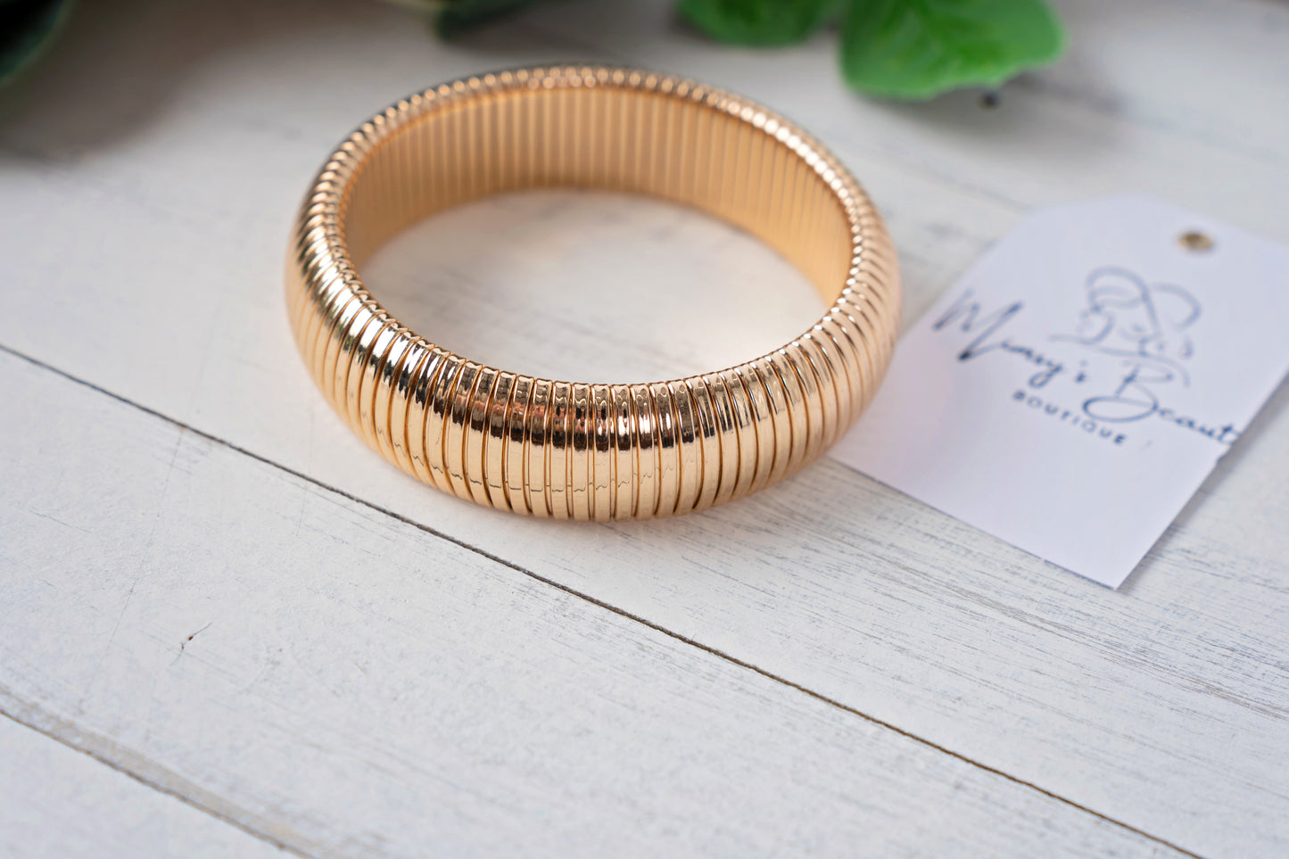 Gold Bangle Bracelet