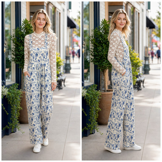 Bluebonnet Breeze Overalls